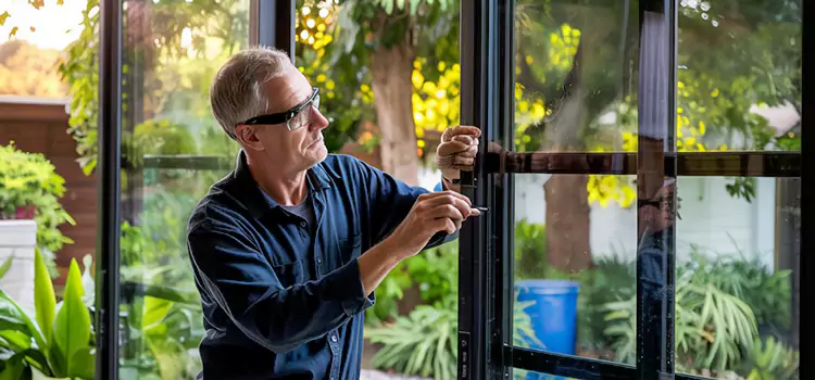 Replacing Sliding Door Lock Burke